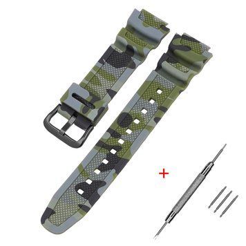Ремінець для Casio G-Shock AQ-S800/AE-1200 Camo Green BK 1051-0990 фото