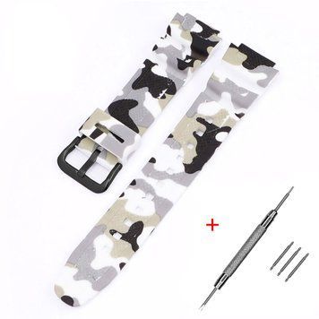 Ремінець для Casio G-Shock AQ-S800/AE-1200 Camo White BK 1051-0994 фото