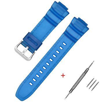 Ремінець для Casio AE-2100 Blue SI 1051-1198 фото