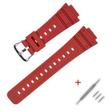 Ремінець для Casio G-Shock DW-5600 Red SI 1051-0996 фото