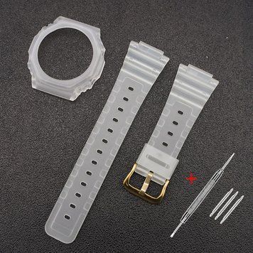 Ремінець + безель (рант) для Casio G-Shock GA-2100 Transl GD 1051-0810 фото