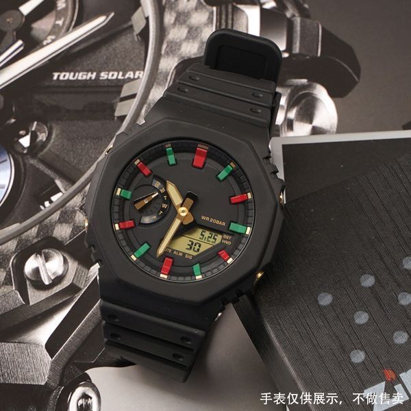 Ремінець + безель (рант) для Casio G-Shock GA-2100 Black BK 1051-0812 фото