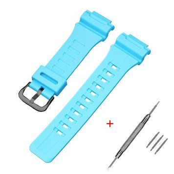 Ремінець для Casio AE-1000W Light Blue BK 1051-1037 фото