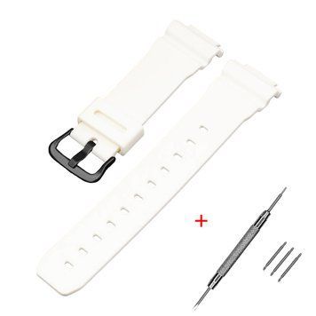Ремінець для Casio G-Shock DW-6900 White BK 1051-0827 фото